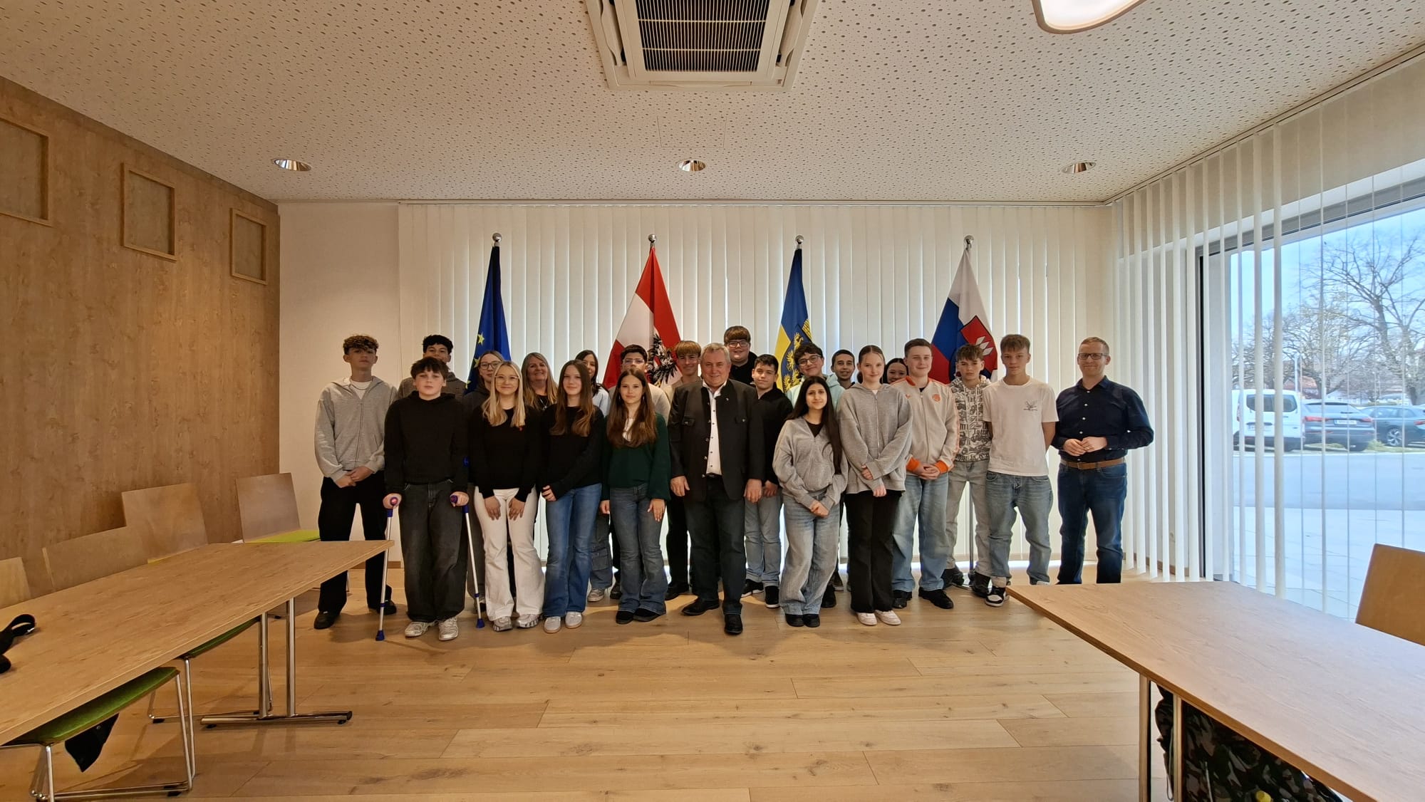 Politische Bildung: 4b im Gemeindeamt